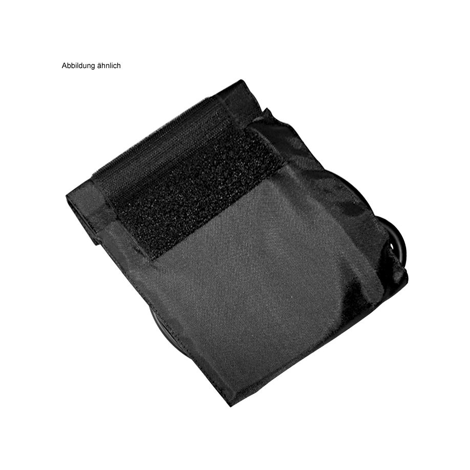 Klettmanschette für Boso Classic-Geräte - schwarz, komplett mit Stecker und Verschraubung