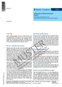 Patientenaufklärungsbögen, 50 Stück - Thromboembolieprophylaxe mit Heparin