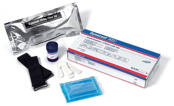 Dynacast AS - Sprunggelenkorthese Komplettset mit Kühlpack