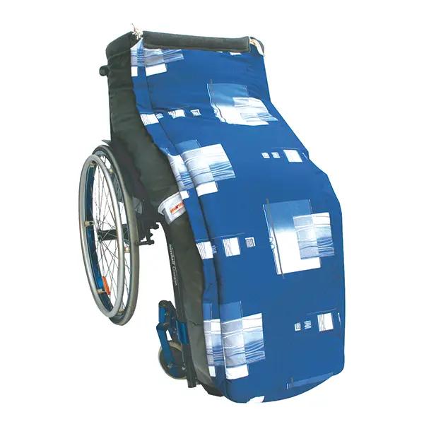 Rollstuhl-Schlupfsack Exclusiv mit Wollpelz und Thermowatte