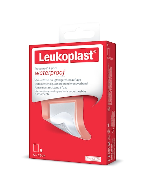 BSN Leukoplast leukomed T plus - sterile Wundauflage mit transparenter Trägerfolie