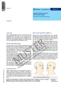 Patientenaufklärungsbögen, 50 Stück - Entnahme von Hautveränderungen