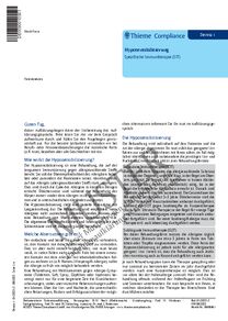 Patientenaufklärungsbögen, 50 Stück - Hyposensibilisierung
