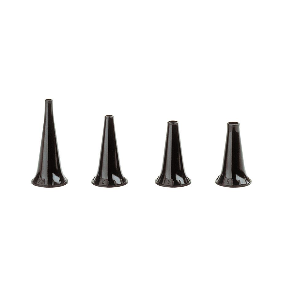 Dauergebrauchs-Tips, schwarz - 4 Größen für diverse Otoskope