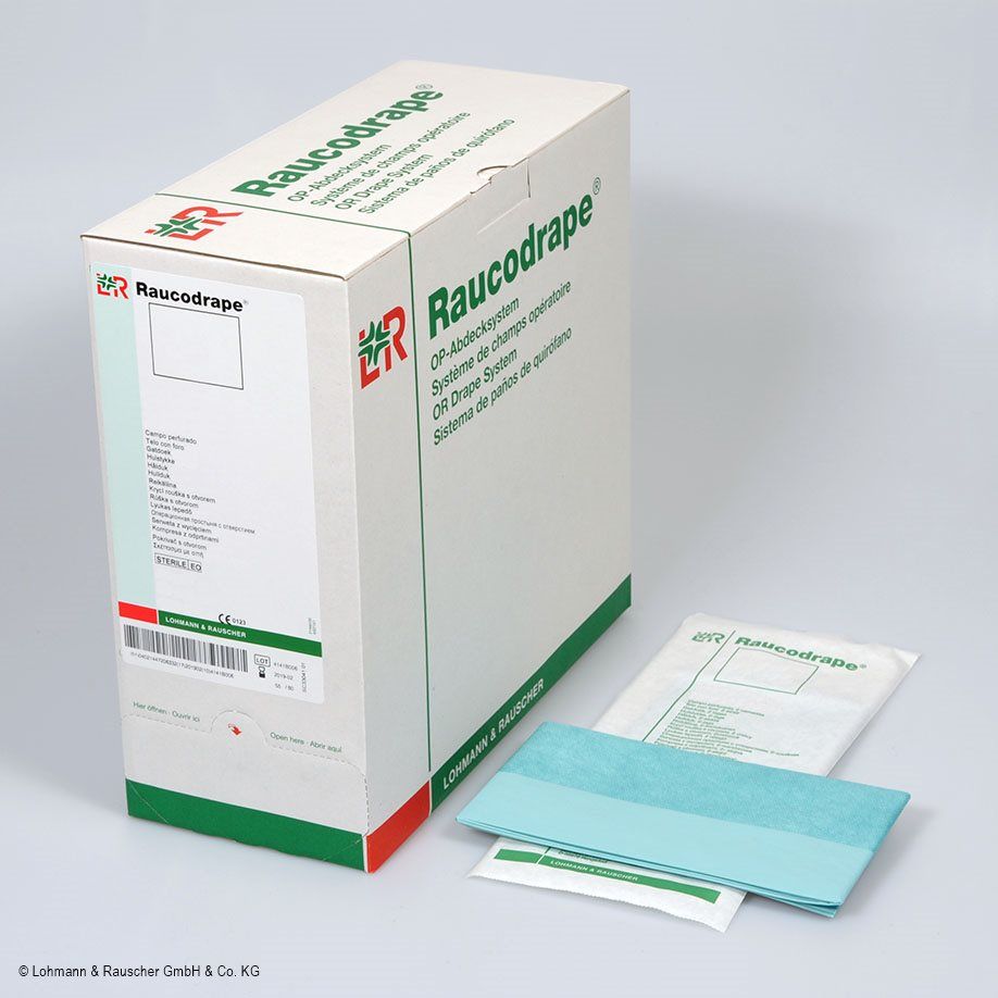 Raucodrape PRO Schlitztuch steril - 2-lagige OP-Abdecktücher