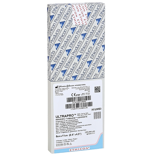 Ultrapro Netz Monocryl-Prolene-Composite - steril, für die Hernienchirurgie