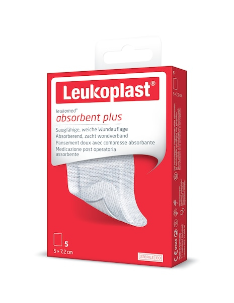 BSN Leukoplast leukomed - steriler Vliesverband für Wunden mit niedrigem Infektionsrisiko