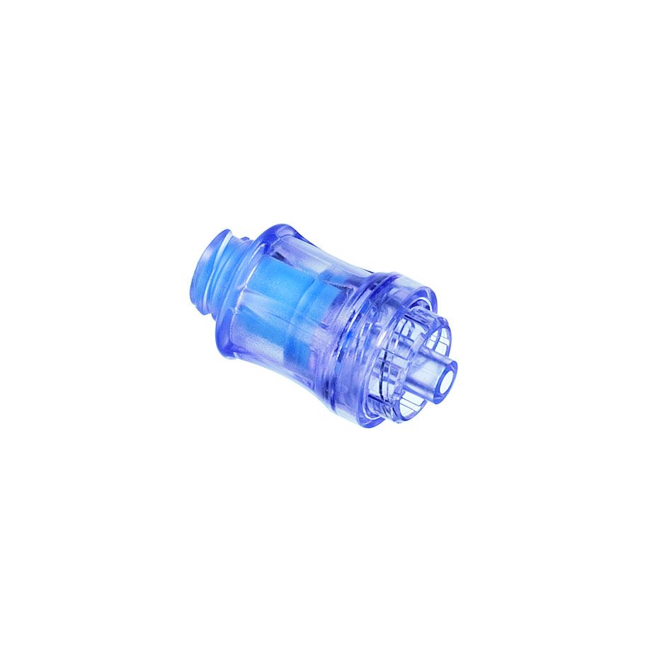 Safeflow Membranventil, blau - Nadelfreies Membranventil für die Infusionstherapie