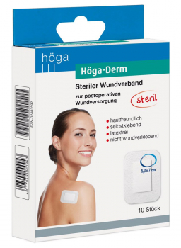 Höga-Derm Pflaster - steriler Wundverband zur postoperativen Wundversorgung