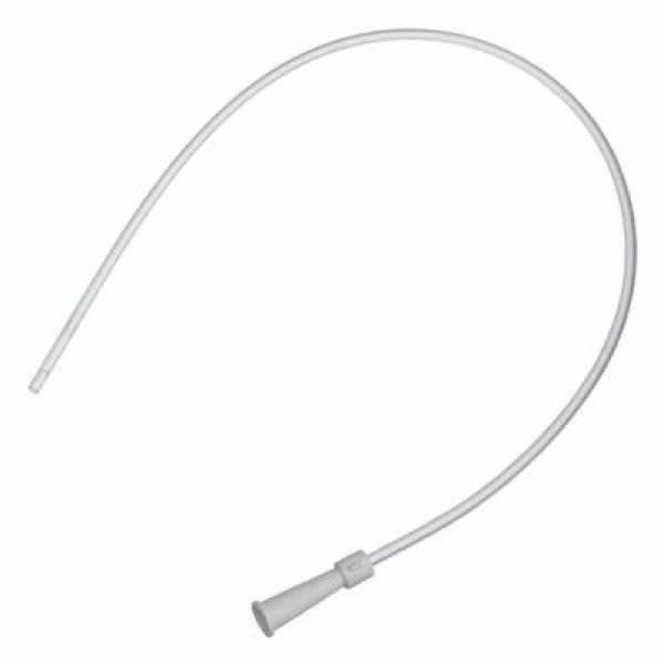 100 Absaugkatheter IDEAL - Länge 52 cm, 2 seitliche Augen, zentrale Öffnung, gerade 