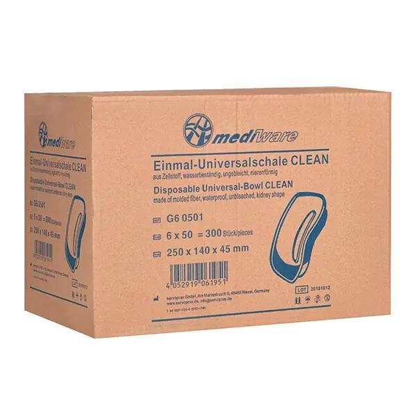 Preview:  Einmal-Universalschalen Clean - Aus ungebleichtem Zellstoff, wasserbeständig