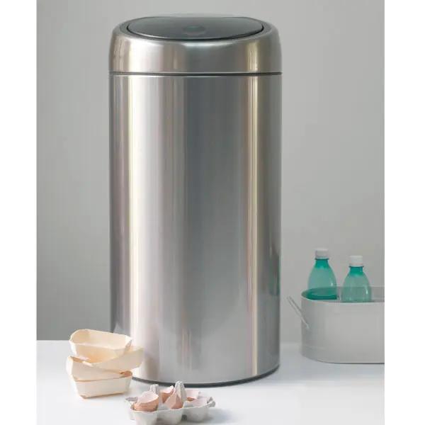 Preview: Abfalleimer Twin Bin mit 2 Kunststoffeinsätzen á 20 Liter