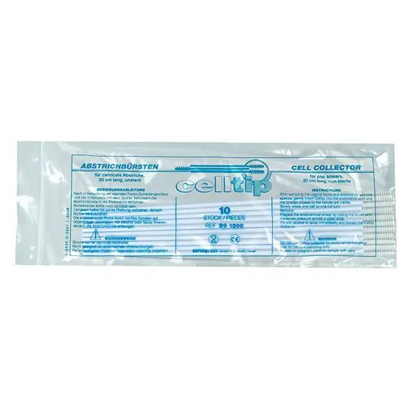 Preview: Abstrichbürste mit weichen, flexiblen Borsten