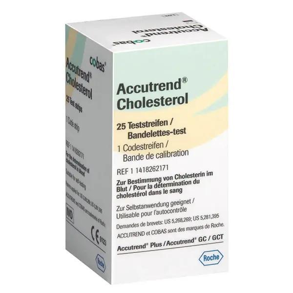 Accutrend Cholesterol Teststreifen - 25 Teste