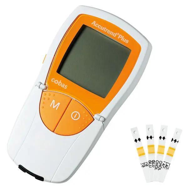 Accutrend Plus Handgerät - Schneller Nachweis z.B. von Cholesterin, Glukose, Triglyzeriden