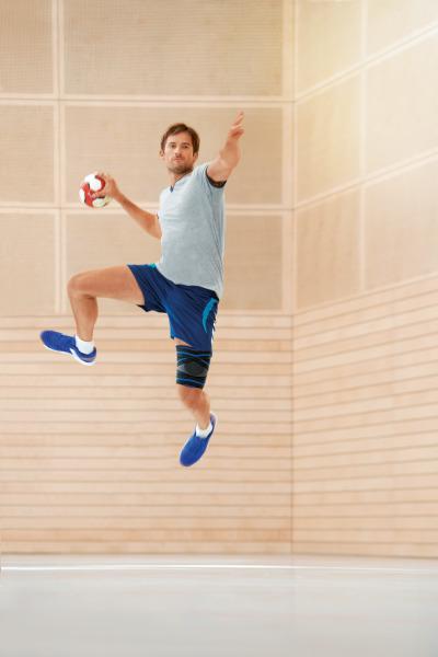 Actimove PowerMotion Oberschenkelbandage - anthrazit/blau