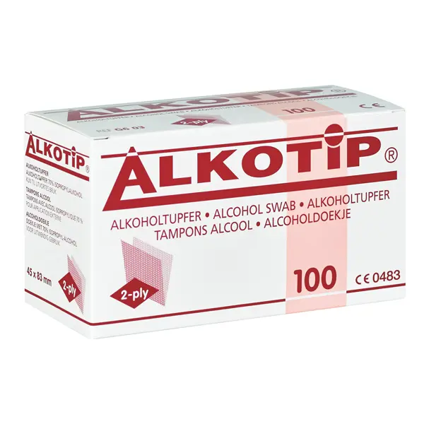 Alkotip Alkoholtupfer medium (SSB-fähig)