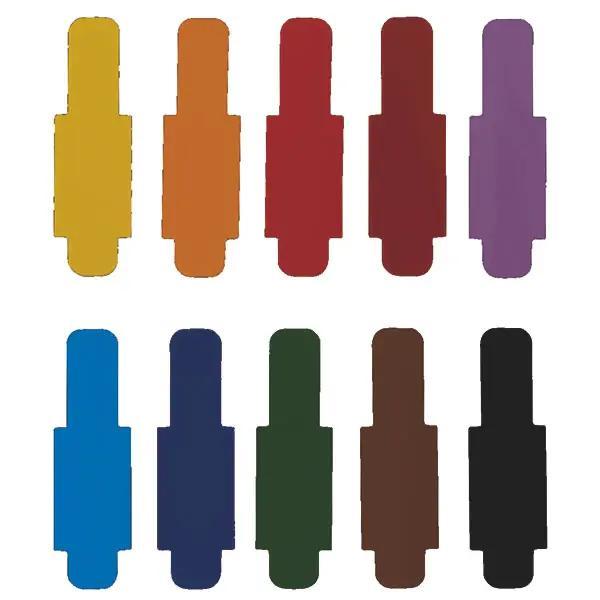 Alphasafe Reiter für Karteikarte geeigent - in 10 verschiedenen Farben