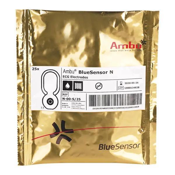 Preview: AMBU Blue Sensor Elektroden N-00-S - 30 x 22mm, Entwickelt für Säuglinge und Kleinkinder