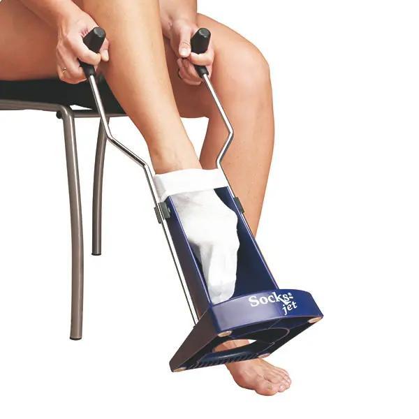 An- und Ausziehhilfe für Kompressionsstrümpfe, Socken und Strümpfe