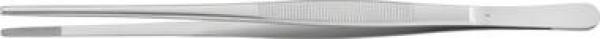 Anatomische Pinzette Standard, 25 cm - gerade, Maulbreite 4,10 mm, gerieft