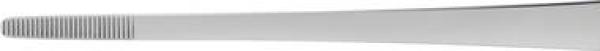 Preview: Anatomische Pinzette Standard, 25 cm - gerade, Maulbreite 4,10 mm, gerieft