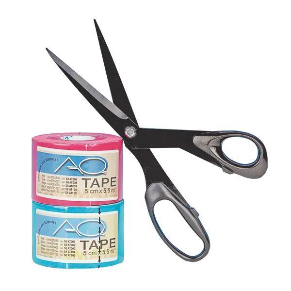 AQ-Tape Spezialschere für Tape - Verhindert Verkleben durch Titanbeschichtung