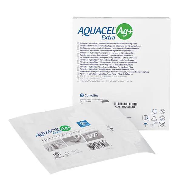 Aquacel Ag+ Extra - Antimikrobielle Wundauflage mit silberionenhaltiger Formulierung (SSB-fähig)