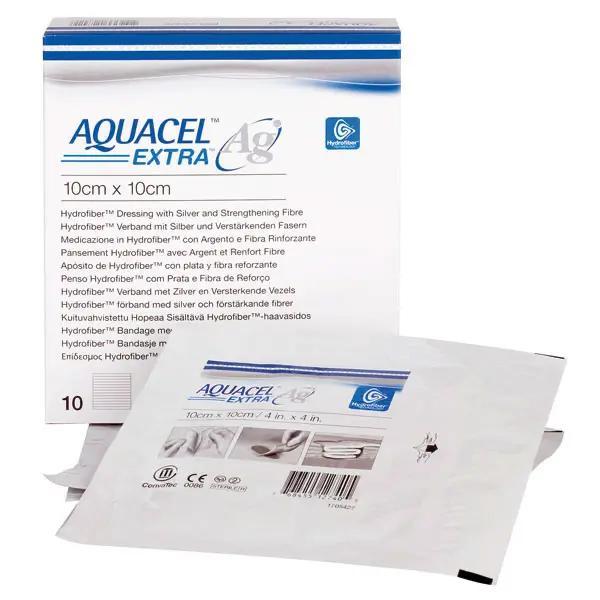 Aquacel Ag Extra Wundauflage - Hydrofiber-Verband mit Silber (SSB-fähig)