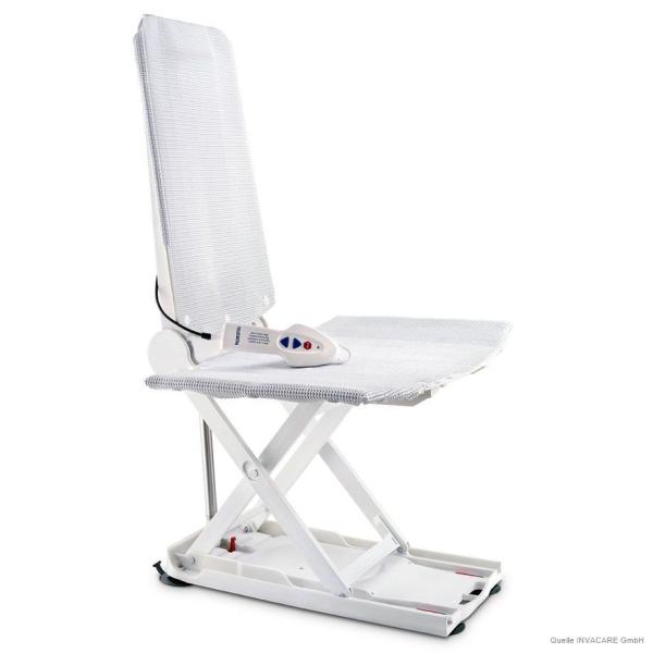 Aquatec Orca Badewannenlift - Weiß, Akkubetrieb, Mit absenkbarer Rückenlehne