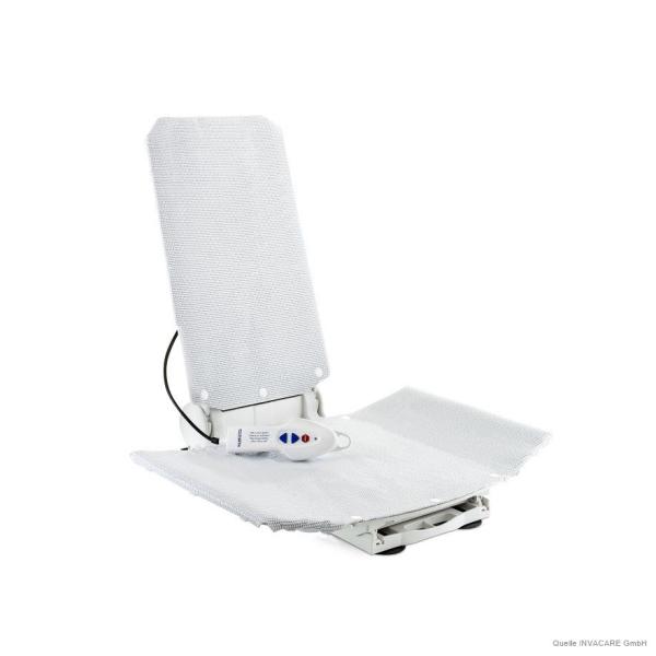 Preview: Aquatec Orca Badewannenlift - Weiß, Akkubetrieb, Mit absenkbarer Rückenlehne