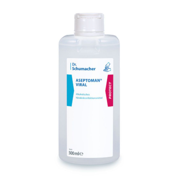 Preview: Aseptoman viral Händedesinfektion - Alkoholisch, Bakterizid, Viruzid und Levurozid