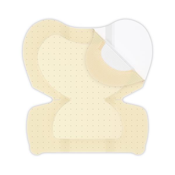 Askina DresSil Heel - Silikonbeschichteter Schaumstoffverband mit Haftrand für die Ferse (SSB-fähig)