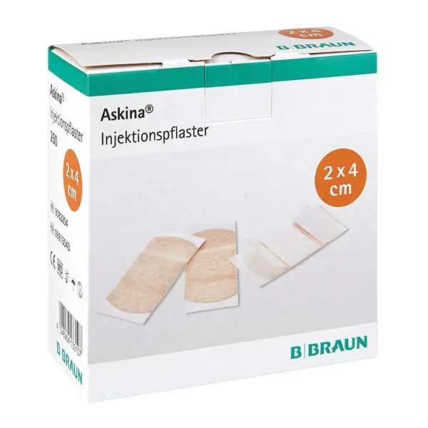 Preview: Askina Injektionspflaster - 2 x 4 cm für normale und sensible Haut (SSB-fähig)