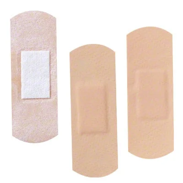 Askina Med Strips, 3,8 x 3,8 cm - 100 Elastische Erste-Hilfe-Pflaster, Wasser- und schmutzabweisend (SSB-fähig)
