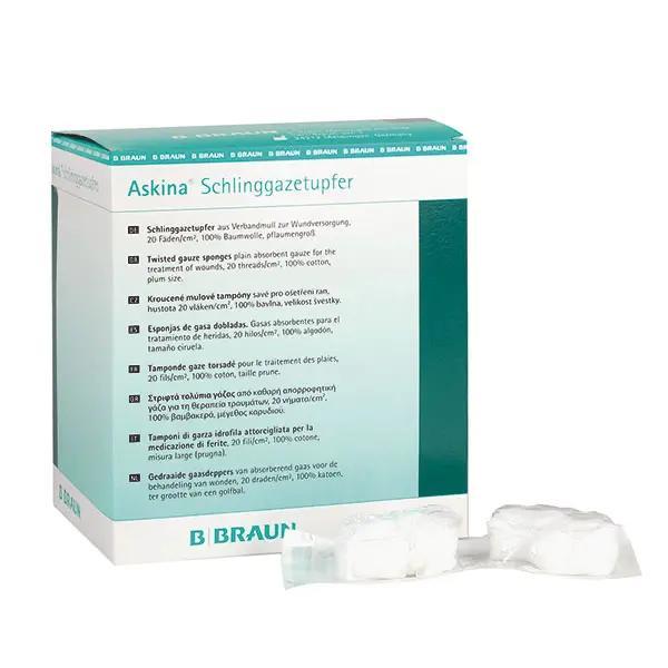 Askina Schlinggazetupfer B.Braun - Zur hygienischen Reinigung und Desinfektion von Wunden (SSB-fähig)