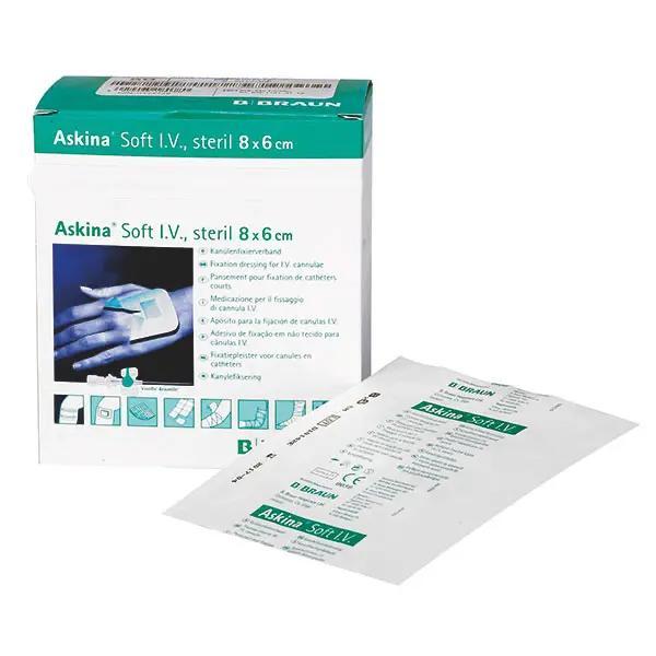 Askina Soft I. V. - Hypoallergener Fixierverband für Venenverweilkanülen (SSB-fähig)