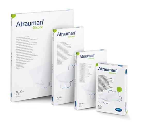 Atrauman Silicone - Wundkontaktschicht aus PET-Netz mit Silikongel (SSB-fähig)