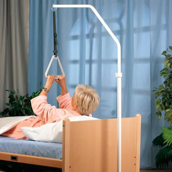 Preview: Aufrichthilfe Bettgalgen 3-Fuß - Höhenverstellbar 158-188 cm