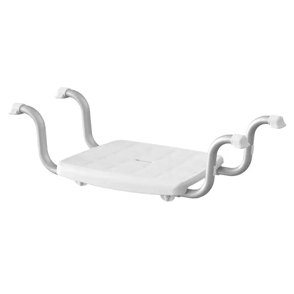 Preview: Badewannen-Einhängesitz Atlantic Weiß - Mit oder ohne Rückenlehne, 125 kg Tragfähigkeit