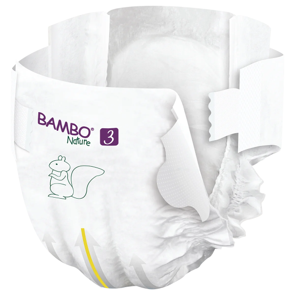 Preview: BAMBO Nature Windeln - Weich, bequem und selbst für empfindlichste Haut geeignet (SSB-fähig)