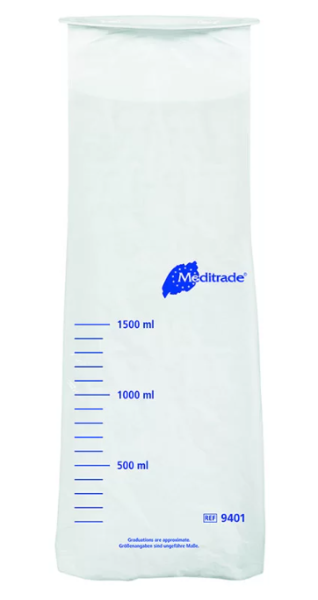 Preview: BaSickBag - Spuckbeutel zur Einmalverwendung bei Übelkeit, Volumen 1500 ml, 25 Stück