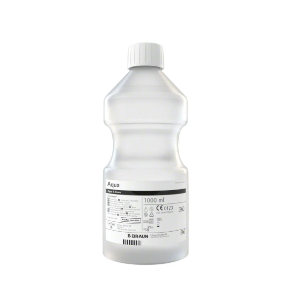 B.Braun Aqua - Spüllösung, steril und endotoxinfrei, 6 x 1000 ml 