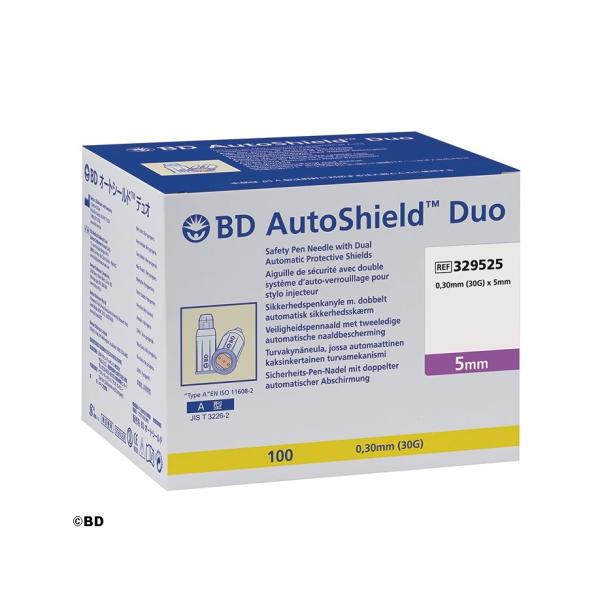 BD AutoShield Duo Sicherheits-Pen-Nadeln - Für alle gängigen Pens der Diabetestherapie