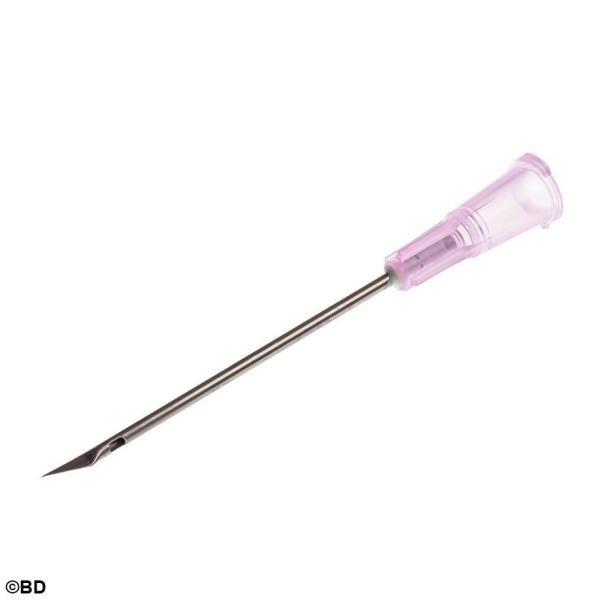 BD Nokor Admix Kanülen, 18 G x 1 1/2", 1,20 x 40 mm - Mit Skalpellspitze, Farbcode rosa