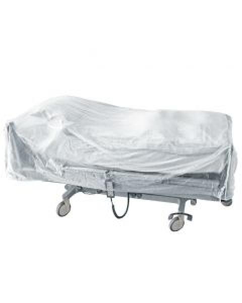 Bettenabdeckhauben aus HDPE - 950 x 3200 x 0,01 mm, 200 Stück auf der Rolle