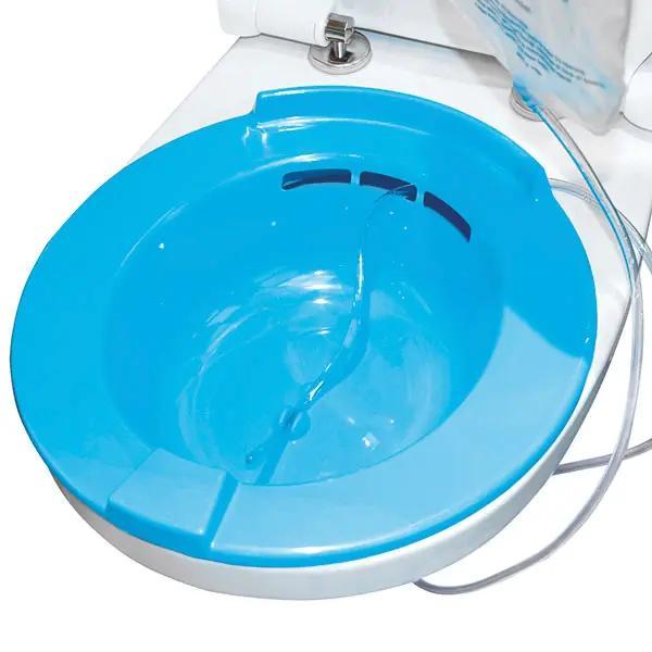 Preview: Bidet-Sitz mit Wasserreservoirbeutel 2 Liter - Komplett mit Beutel, Sprühdüse & Sitz-Bidet