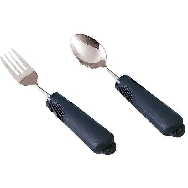 Preview: Biegbare Gabel oder Löffel - Mit weichem, dicken Griff