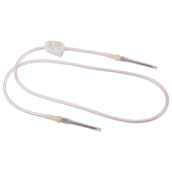Blutentnahmegerät mit Venenpunktionskanüle 1,5mm - mit Klemme, Länge 70cm