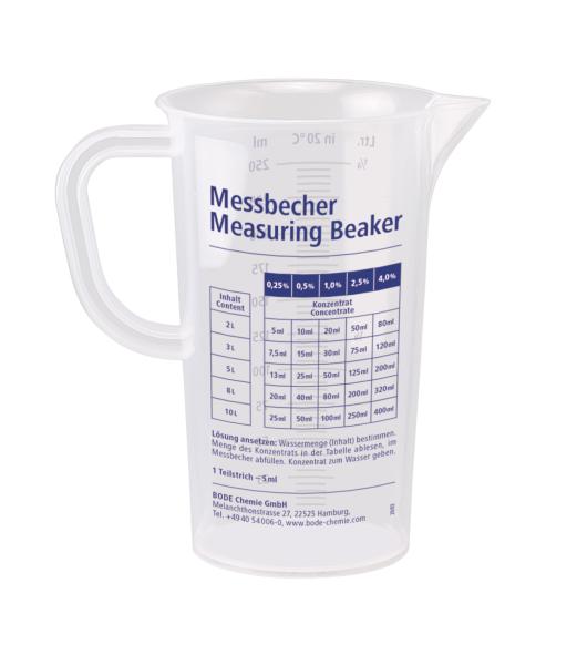 Bode Messbecher - 250 ml Dosierhilfe 